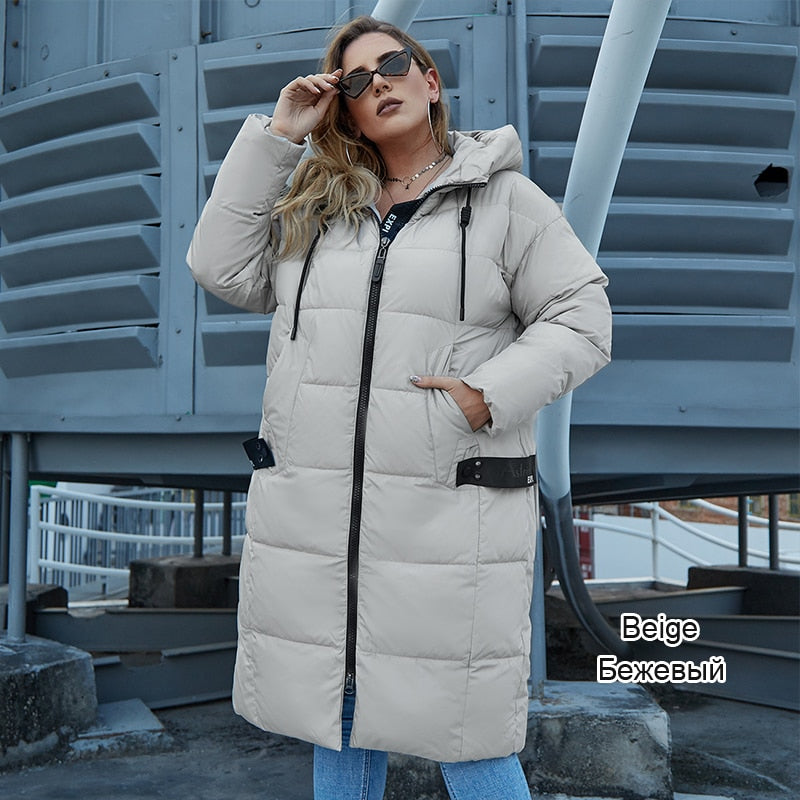 Astrid 2022 Winter new arrival down jacket women loose clothing outerwear quality with hood Plus Size fashion style coat AR-7038